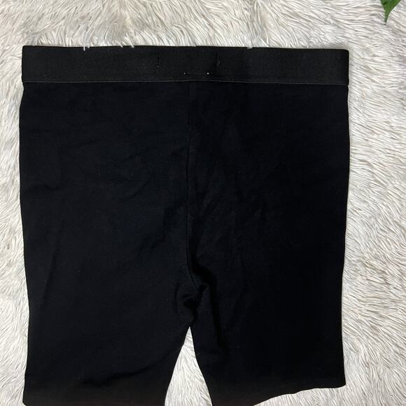 Calvin Klein Jeans| Women's black stretchy athletic biker shorts - Picture 7 of 11